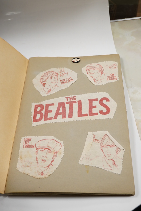 Paul and Linda McCartney autographs, scrapbooks, books, etc, Autographs collected by the vendor in the mid 1970's while Wings were rehearsing for a concert in Eastbourne, signed in ballpoint pen on a newspaper cutting re